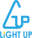<< demo>>LIGHT UP RENTAL ロゴ